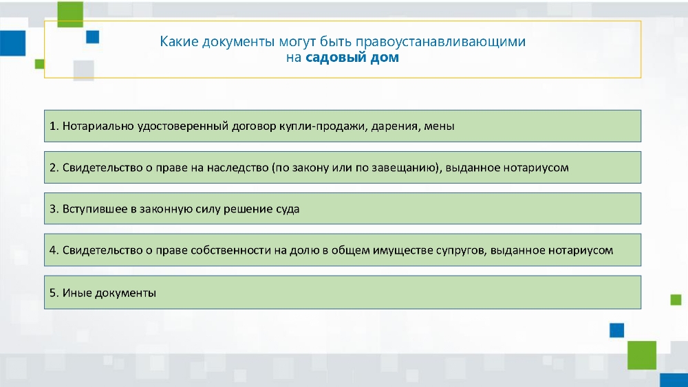 Алгоритм действий правообладателей объектов недвижимого имущества для внесения в ЕГРН сведений о правах, возникших до 31 января 1998 года